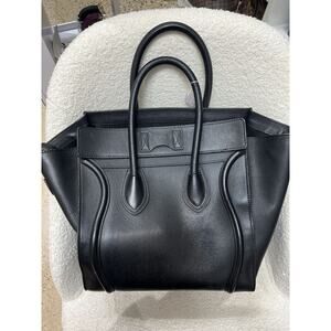 Celine Black Luggage Tote Bag - Like New with Dustbag
